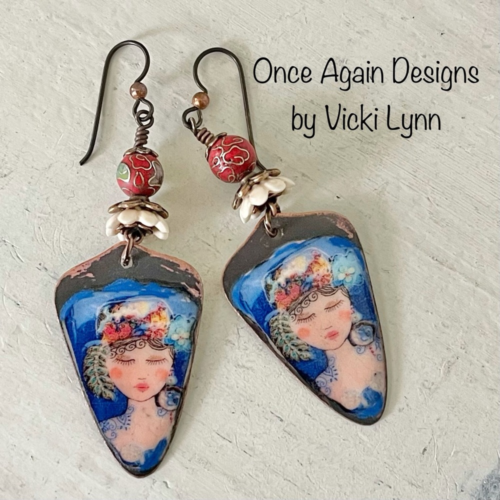 ARTISAN Earrings “Serendipity” - Dangles - Picture 4 of 8